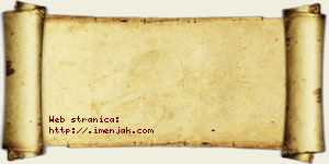 Jasmina Trnjaković vizit kartica